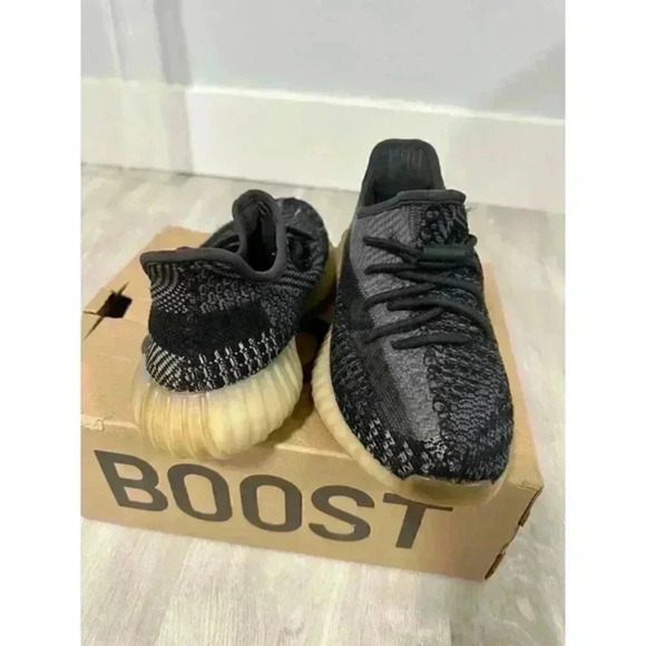 Adidas Yeezy Boost 350 V2 Carbon Asriel Men Size 5 1/2 FZ5000 - Picture 10 of 11